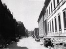 Ulice Berlína v kvtnu 1945