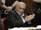 Bývalý éf MMF Dominique Strauss-Kahn u soudu v New Yorku (19. kvtna 2011)