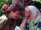 Uprchlice ze Srebrenice v roce 1995