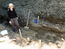Archeologové odkryli v dobronínské lokalit U Viaduktu pozstatky dvou lidí.