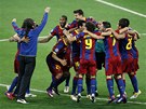 JSME NEJLEPÍ! Hrái Barcelony skáí radostí, práv vyhráli Ligu mistr.