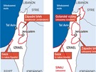 Vývoj izraelsko - palestinské hranice