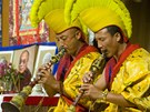 Rituální tanec tibetských mnich v Plzni