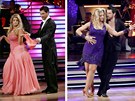 Kirstie Alley a její partner Maksim Chmerkovskiy v souti Dancing With The...