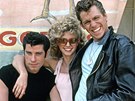 John Travolta, Olivia Newton-Johnová a Jeff Conaway v Pomád (1978)