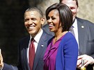 Barack Obama s manelkou Michelle tvoí astný pár u skoro ti dekády.