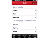 Aplikace iDNES.cz pro Apple iPhone