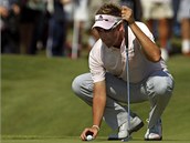 PPRAVA NA DER. Ian Poulter se pipravuje na dal der na turnaji v Casares.