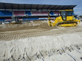 Bhem dvou zmizel ze stadionu trvnk