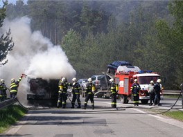 Por tatry na silnici E55 u Drahotic