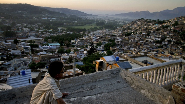 Pohled na pákistánské město Abbottábád