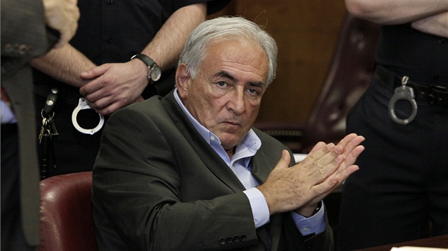 Bývalý éf MMF Dominique Strauss-Kahn u soudu v New Yorku (19. kvtna 2011)