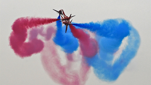 Britská vojenská akrobatická skupina The Red Arrows
