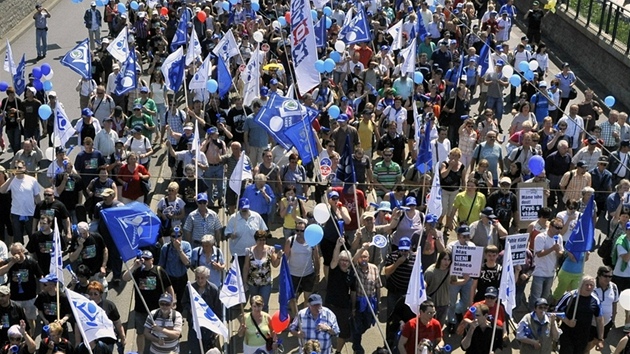 Demonstrace odbor proti reformm (21. kvtna 2011)