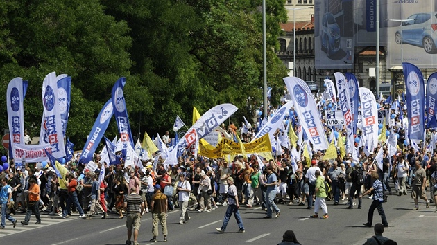 Demonstrace odbor proti reformm (21. kvtna 2011)