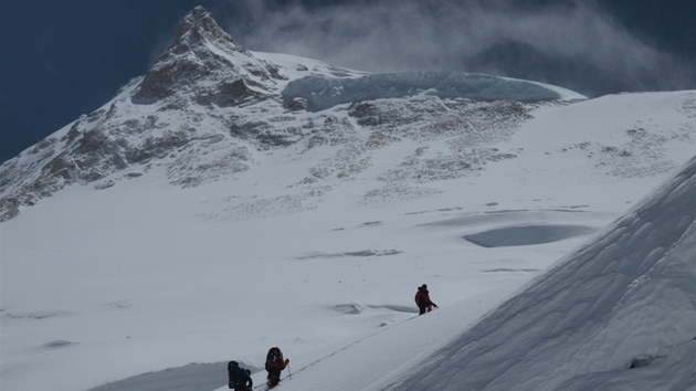 Jan Trávníek a Jakub Vank (zleva) na snímku z roku 2011, kdy spolen vystoupili na osmitisícovku Manaslu.