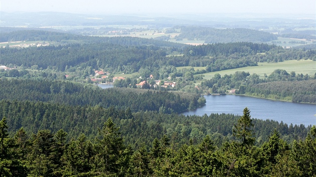 Pohled z Javoice na Vysoin.