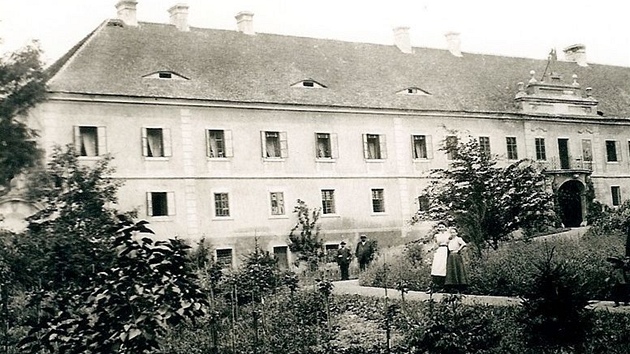 Zámek Štědrá v roce 1935.