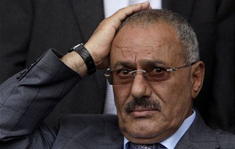 Nkdejí jemenský prezident Alí Abdalláh Sálih