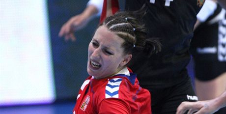 eka Kateina Keclíková pi utkání s ernou Horou.