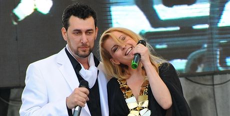 Domenico Martucci a Iveta Bartoová na Festivalu esko-italského pátelství...