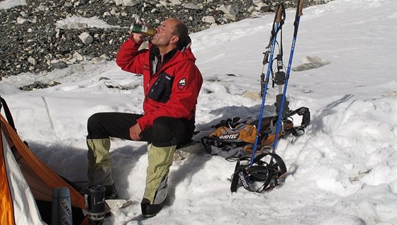 Horolezec Radek Jaro by navzdory zdravotním problémm v pítím roce rád vystoupal na poslední osmitisícovku, která mu zbývá.