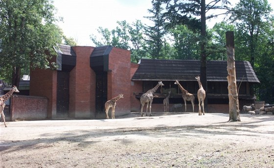 Pavilon iraf v Zoologické zahrad Liberec