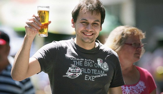 Slavnosti piva na eskobudjovickém výstaviti lákají kadým rokem stále víc návtvník. 