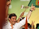 Sociálndemokratická strana Pedra Coelha slaví, podle odhad po uzavení volebních místností vyhrála pedasné volby.