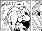 Ukázka z komiksu americký kreslíe Jeffa Smitha Kstek 2: Oi boue