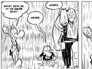 Ukázka z komiksu americký kreslíe Jeffa Smitha Kstek 2: Oi boue