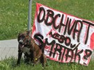 Pes padesát lidí z Havlíkova Brodu zablokovalo na pl hodiny frekventovanou...