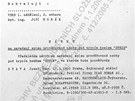 Dokument XI. Správy SNB z 1.4.1988. Návrh na zavedení svazku na Josefa ávu jako provované osoby kvli jeho stykm na pekupníky zbrojního materiálu