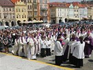 Poheb arcibiskupa Karla Otenka v Hradci Krlov (3., ervna 2011) 
