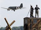 Dakota historické letky RAF na Aviatické pouti v Pardubicích