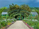 Dm Clauda Moneta obklopený zahradami, které impresionista sám stvoil.
