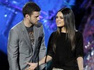 Justin Timberlake a Mila Kunisová na MTV Movie Awards Show