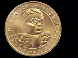 Jabloneck mincovna vyrazila deset tisc plzeskch andlk, ktermi se bude platit bhem Historickho vkendu.