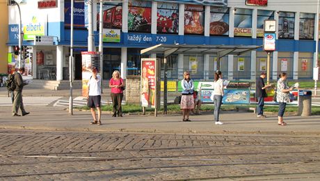 Oprava Mendlova námstí v Brn si vyádá výluku vech tramvají v míst. (Ilustraní snímek)