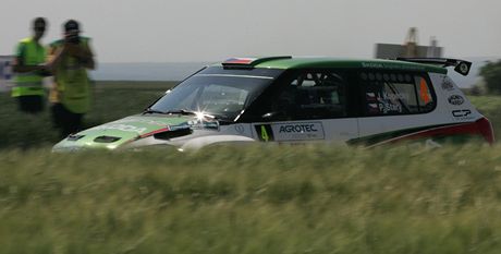Jan Kopecký a Petr Starý na  Rallye Hustopee