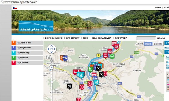 cyklostezky německo mapa Nadšenec spustil web o Labské cyklostezce. Němci ji milují   iDNES.cz cyklostezky německo mapa