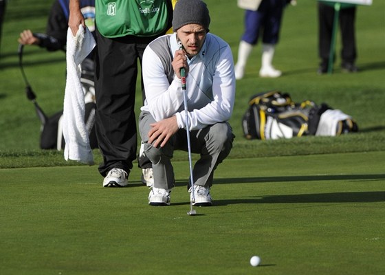 Justin Timberlake od zpvu odpoívá na golfu