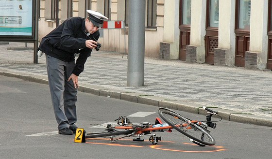 Policie zatím netuí, co zapíinilo tké zranní cyklisty v Ostrav. (ilustraní snímek)