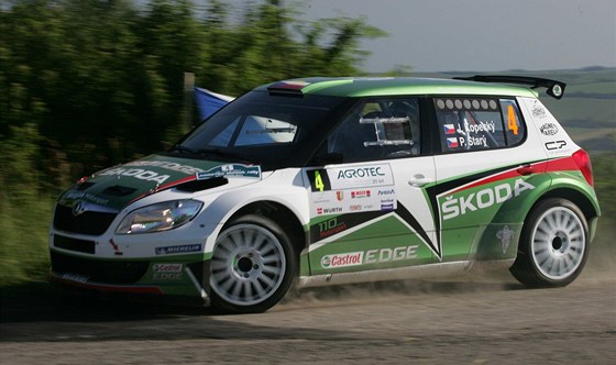 Jan Kopecký a Petr Starý na  Rallye Hustopee