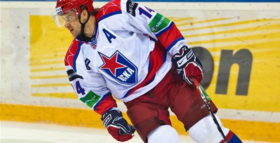 Jan Marek jet v dresu CSKA Moskva