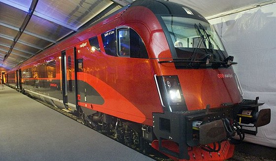 Rakouský rychlovlak Railjet