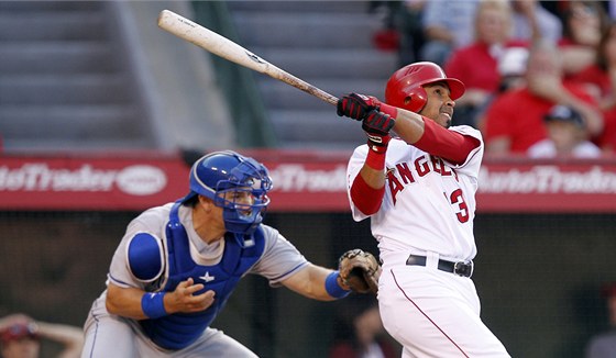 Momentka z baseballové MLB.