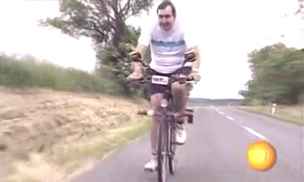 Svoje horsk kolo si Vclav Imrich prozrav upravil na cesty do prce u ped osmi lety. 