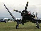 Corsair se sloenými kídly, Memorial Air Show 2011 v Roudnici nad Labem.