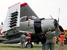 Skyraider. Memorial Air Show 2011 v Roudnici nad Labem.